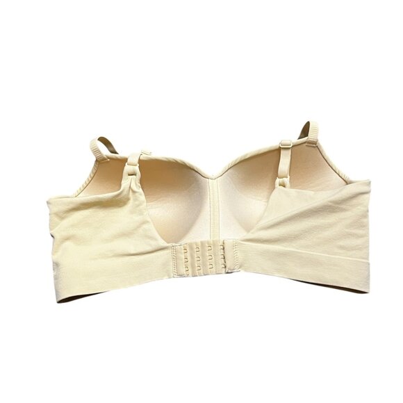 Truekind Supportive Comfort Wireless Shaping Bra Large Beige - Picture 2 of 4